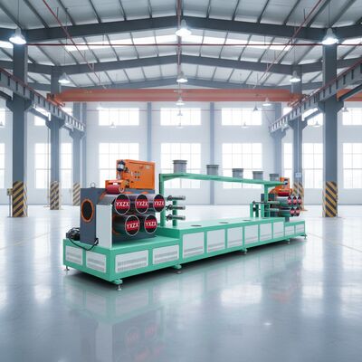二軸設計と 800 KG/H 能力を備えた高生産性 PET ストラップ製造機