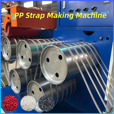 良い値段 350kg/h 自動 PP ストラップ作成機械単一ネジ PP ストラップ生産ライン メーカー オンライン