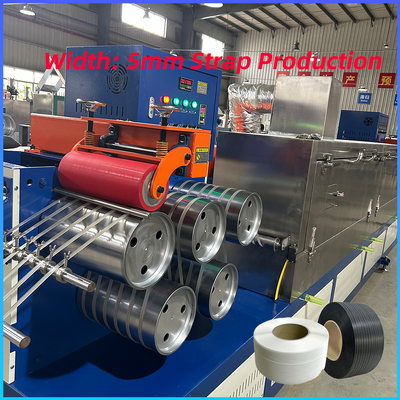 シングルスクリュー 250-300kg/h Pp オートストラッピング プラスチック製造機械 ペット 梱包ストラップ 生産ライン